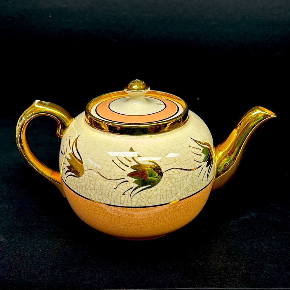 Vintage ceramic Sudlow’s Of Burslem  5” Teapot  Made in England